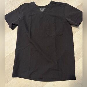 Figs Technical Collection Black Scrub Top